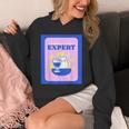 Fun Cute Introvert Cat Character With Wine Unisex Hoodie