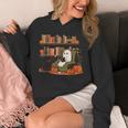 Ghost Library Reading Books Halloween Men Women Kids Unisex Hoodie Ghost Library Reading Books Halloween Men Women Kids Unisex Hoodie
