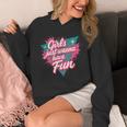 Girls Just Wanna Have Fun Retro 80s Nostalgia Night Out Unisex Hoodie