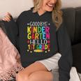 Goodbye Kinder Garten Hello 1st Grade Graduation 2024 Unisex Hoodie