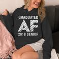 Graduated AF 2018 Senior Graduation Shirt Unisex Hoodie