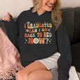 I Graduated Can I Go Back To Bed Now Graduation Groovy Unisex Hoodie