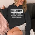 I Graduated I'm Just College High School Graduation 2026 Unisex Hoodie