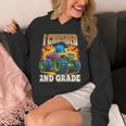 Graduation 2nd Grade Monster Truck Boys I Crushed Grad Unisex Hoodie
