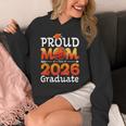 Graduation Basketball Retro Proud Mom Of A 2026 Graduate Unisex Hoodie