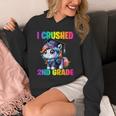 Graduation I Crushed 2nd Grade Unicorn Girls Grad Magical Unisex Hoodie