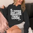 Graduation Graduation I'm Smarter Than I Look Unisex Hoodie
