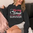 Graduation Shirt For Nurses Nursing School Survivor Tee Unisex Hoodie