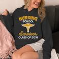Graduation Shirt Nursing School Survivor Class Of 2018 Tee Unisex Hoodie