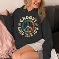 Groovy Like The 70s Peace Aesthetic Nostalgia 1970's Retro Unisex Hoodie Groovy Like The 70s Peace Aesthetic Nostalgia 1970's Retro Unisex Hoodie