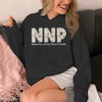 Groovy NNP Neonatal Nurse Practitioner Floral Graduation Unisex Hoodie