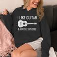I Like Guitar & Maybe 3 People Music Introvert Guitar Unisex Hoodie I Like Guitar & Maybe 3 People Music Introvert Guitar Unisex Hoodie