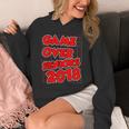 High School Graduation Tshirt Game Over Senior Class Of 2018 Unisex Hoodie