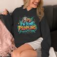 I'm Done Peopling Introvert Sloth Unisex Hoodie
