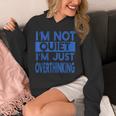 I'm Not Quite I'm Overthinking Introvert Quote Unisex Hoodie I'm Not Quite I'm Overthinking Introvert Quote Unisex Hoodie