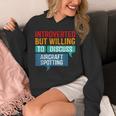 Introvert Aircraft Spotting Lovers Men & Women Unisex Hoodie