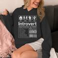 Introvert Label Antisocial Loner Socially Awkward Unisex Hoodie