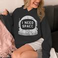 Introvert Space Helmet I Need Space Men Women Unisex Hoodie Introvert Space Helmet I Need Space Men Women Unisex Hoodie