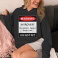 Introvert Warning Danger Do Not Pet Disturb Anti-Social Unisex Hoodie Introvert Warning Danger Do Not Pet Disturb Anti-Social Unisex Hoodie