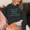 Introvert But Willing To Discuss Miniature Making Unisex Hoodie