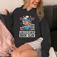 Introverted Book Club Reading Lover Cow Unisex Hoodie