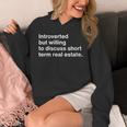 Introverted Person Short Term Real Estate Market Unisex Hoodie Introverted Person Short Term Real Estate Market Unisex Hoodie