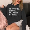 Introverted But Will Talk About My Horse Farm Rodeo Cowgirl Unisex Hoodie Introverted But Will Talk About My Horse Farm Rodeo Cowgirl Unisex Hoodie