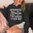 Introverted But Willing To Discuss 90s Rap Socially Awkward Unisex Hoodie