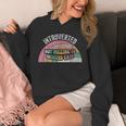 Introverted But Willing To Discuss Cats Rainbow Unisex Hoodie