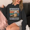 Introverted But Willing To Discuss Sourdough Vintage Baking Unisex Hoodie
