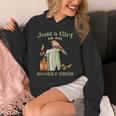 Just a Girl Who Loves Books And Birds Book Reading Bird Love Unisex Hoodie