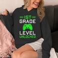 Kids 1st Grade Level Unlocked Back To School Gamer Graduation Unisex Hoodie
