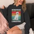 Labrador Retriever Introvert White Lab Unisex Hoodie