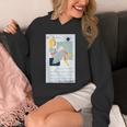 Little Miss Muffet Reading a Picture Book Unisex Hoodie