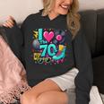 I Love The 70s Vintage Cassette Roller Vinyl Nostalgia 70s Unisex Hoodie