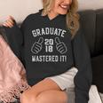 Masters Degree Graduation Shirt Mastered It For Him Her Unisex Hoodie