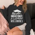 Master's Graduation Shirt For Women With Masters Degree Unisex Hoodie
