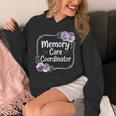 Memory Care Coordinator Purple Floral Pansies Unisex Hoodie Memory Care Coordinator Purple Floral Pansies Unisex Hoodie