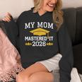 My Mom Mastered It Class Of 2026 Family Masters Graduation Unisex Hoodie