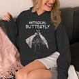 Mothman Shirt Antisocial Butterfly Introvert Cryptid Unisex Hoodie Mothman Shirt Antisocial Butterfly Introvert Cryptid Unisex Hoodie