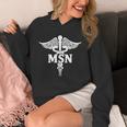 MSN Letters On Caduceus Medical Emblem MSN Nurse Graduation Unisex Hoodie