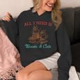 All I Need Is Books & Cats Cozy Unisex Hoodie
