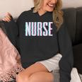 Nurse Glitch Aesthetic Graduation Nurse Glitch Graphic Art Unisex Hoodie