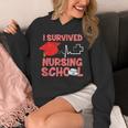 Nurse Survived Nursing School Graduation Unisex Hoodie