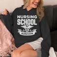 Nursing School Survivor Senior Nurse Graduation TShirt Unisex Hoodie