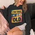Im This Old Retro 80s 90s VHS Cassette Floppy Disk Nostalgia Unisex Hoodie