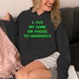 I Paused My Game To Graduate School Graduation Gamer Unisex Hoodie