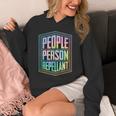People Person Repellant Antisocial Introvert Unisex Hoodie People Person Repellant Antisocial Introvert Unisex Hoodie