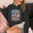 People Person Repellant Introvert Unisex Hoodie