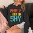 People Think I'm Shy I Introvert Unisex Hoodie People Think I'm Shy I Introvert Unisex Hoodie